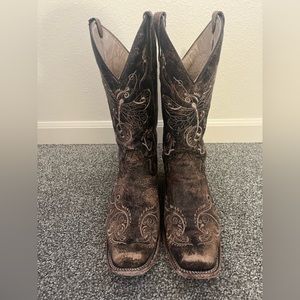 Women’s 11 M Circle G Squared Toe Cowboy Boots